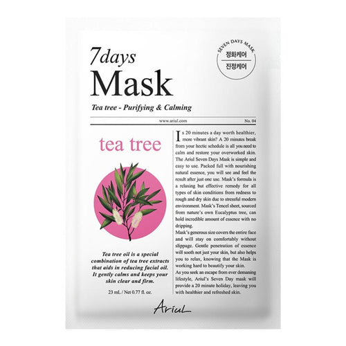 Ariul 7days Mask - Tea Tree + M