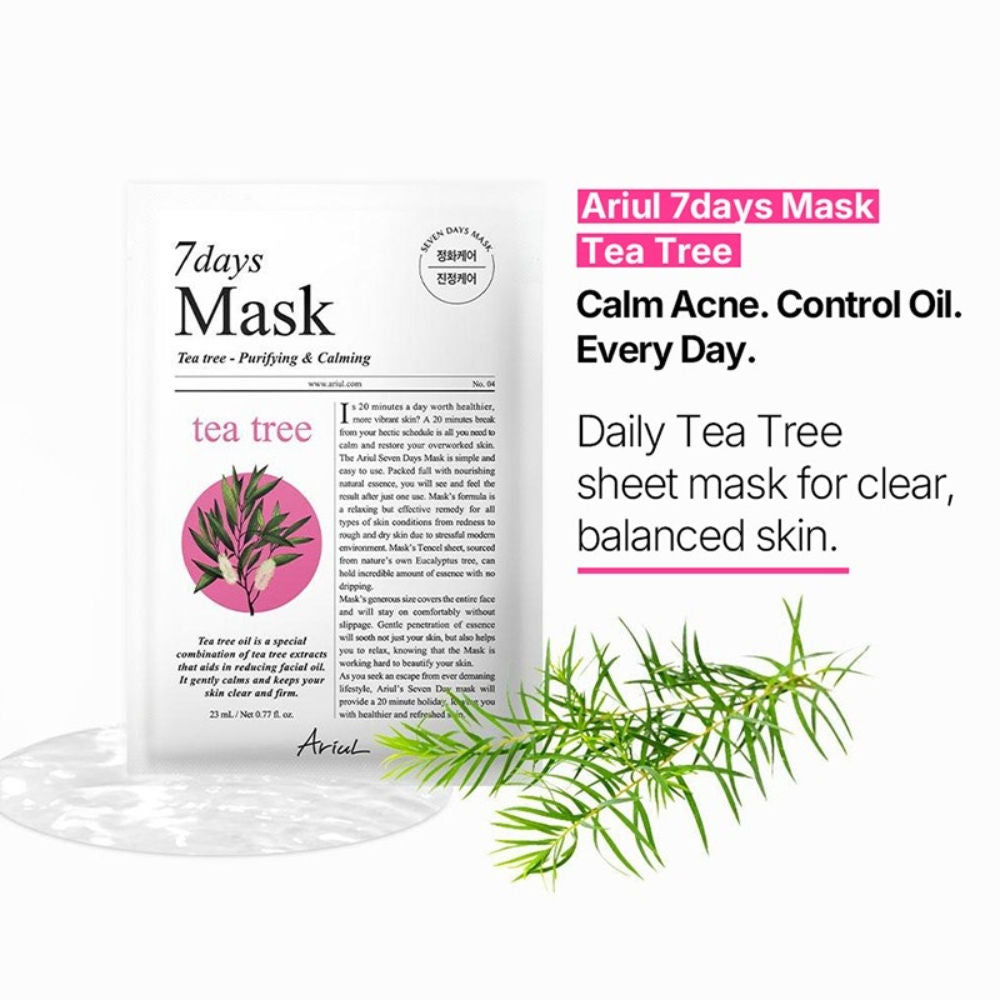Ariul 7days Mask - Tea Tree + M