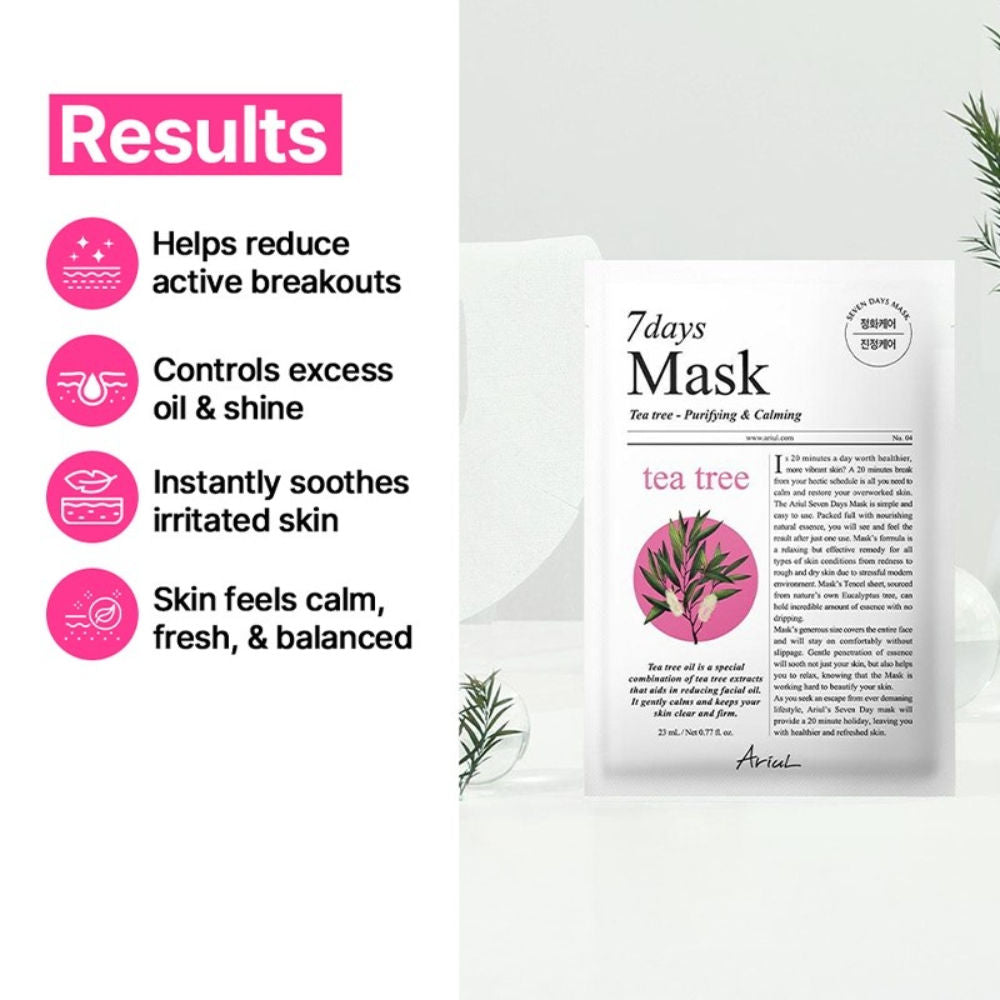 Ariul 7days Mask - Tea Tree + M