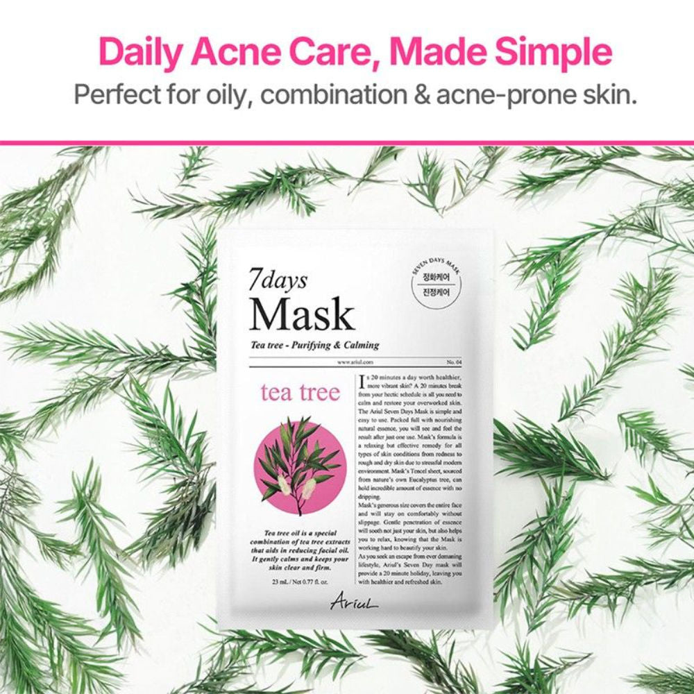 Ariul 7days Mask - Tea Tree + M