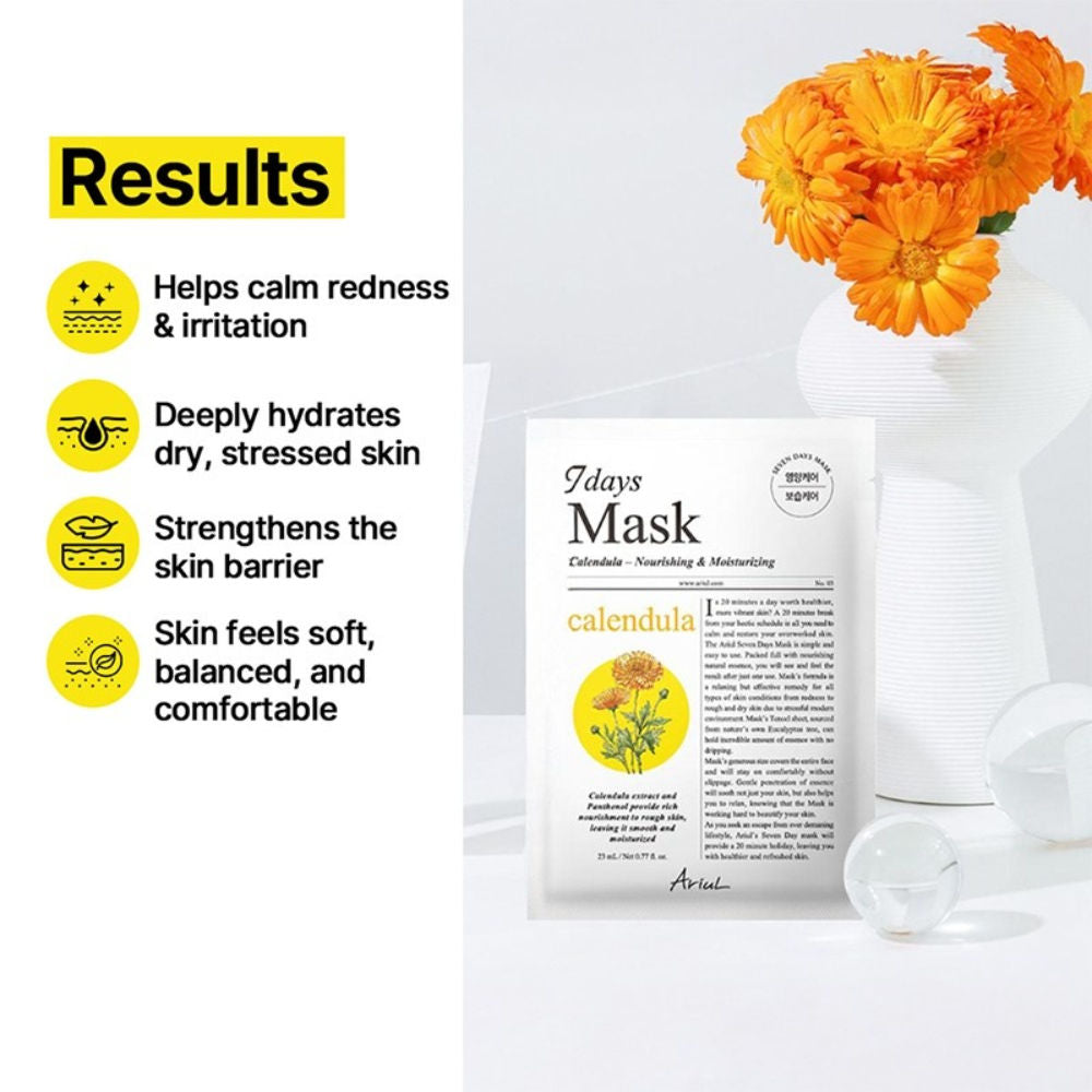 Ariul 7days Mask - Calendula + P
