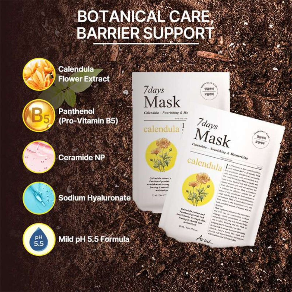 Ariul 7days Mask - Calendula + P