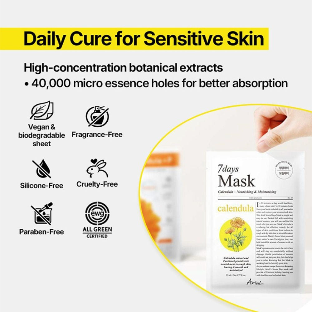 Ariul 7days Mask - Calendula + P