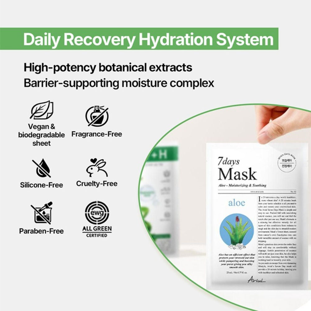 Ariul 7days Mask - Aloe + H