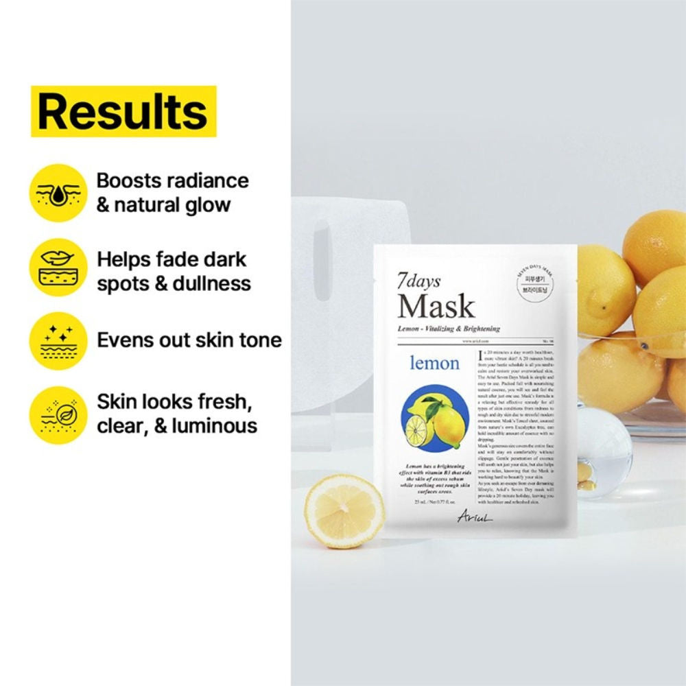 Ariul 7days Mask - Lemon + C