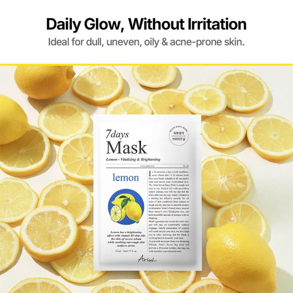 Ariul 7days Mask - Lemon + C