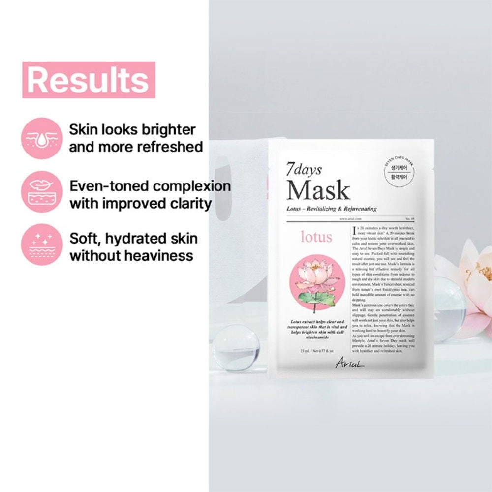 Ariul 7days Mask - Lotus + N