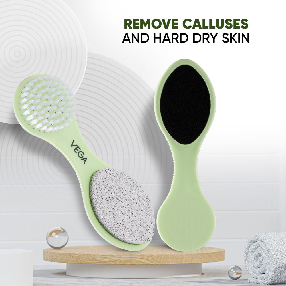 Vega 3 In 1 Pedicure Tool- Callus Remover & Pedicure Tool For Wet & Dry Feet - PD 20