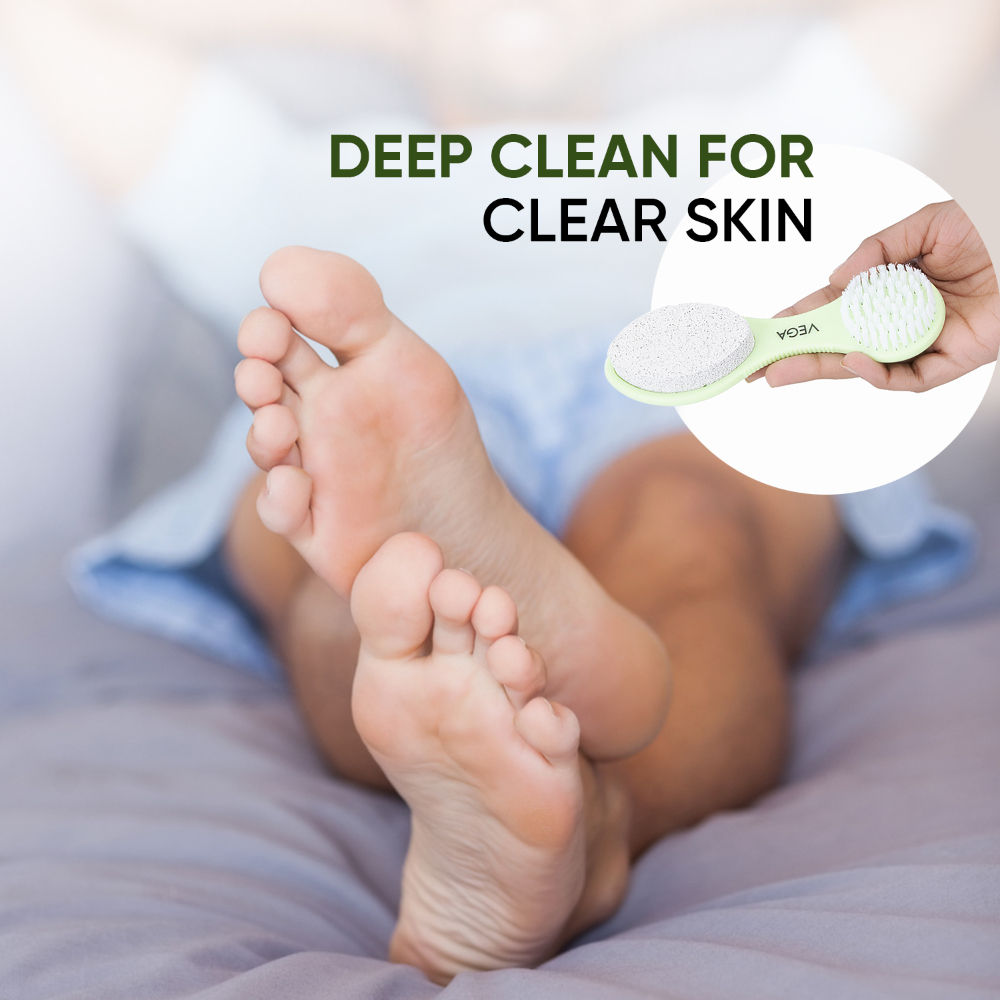 Vega 3 In 1 Pedicure Tool- Callus Remover & Pedicure Tool For Wet & Dry Feet - PD 20