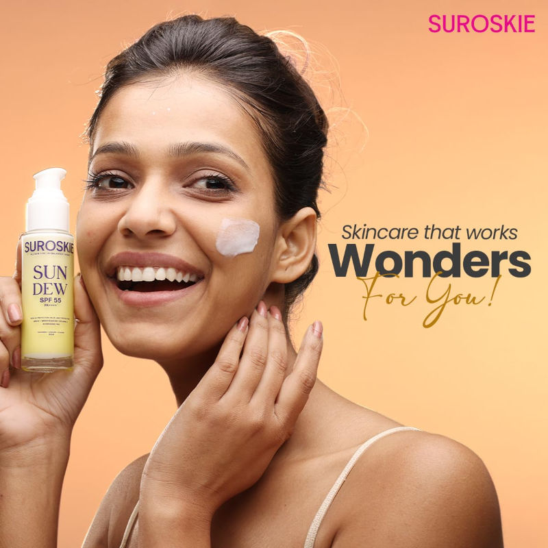 SUROSKIE Sun Dew SPF 55 PA++++ Sunscreen for All Skin Types
