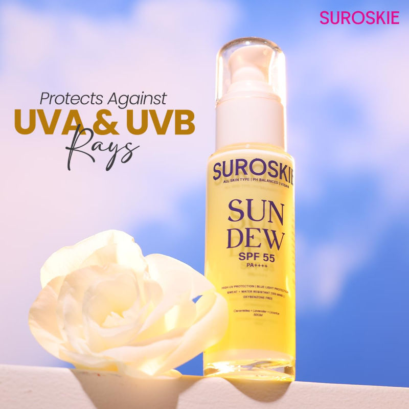 SUROSKIE Sun Dew SPF 55 PA++++ Sunscreen for All Skin Types