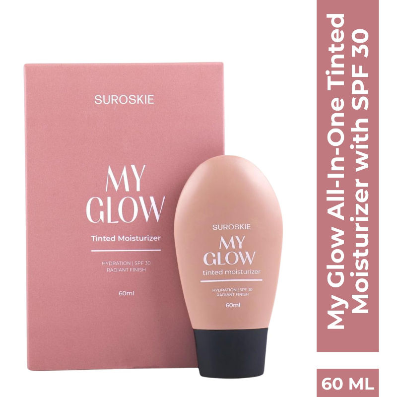 SUROSKIE My Glow All In One Tinted Sunscreen Glowy Finish Light Shade