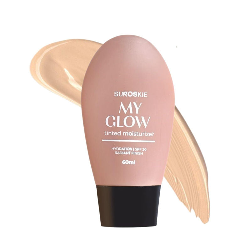 SUROSKIE My Glow All In One Tinted Sunscreen Glowy Finish Light Shade