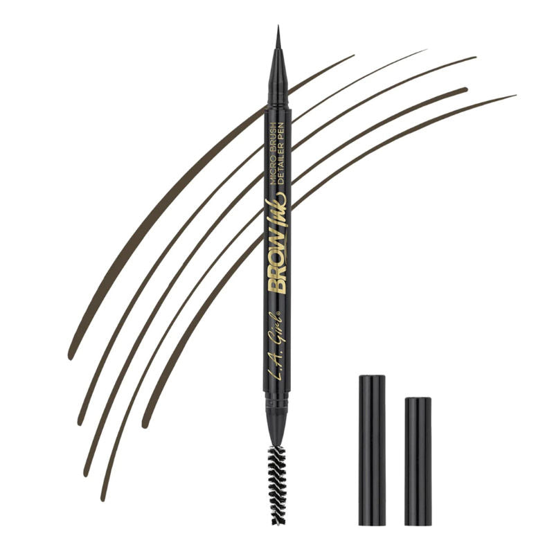L.A. Girl Brow Ink Micro Brush Detailer Pen - Soft Brown