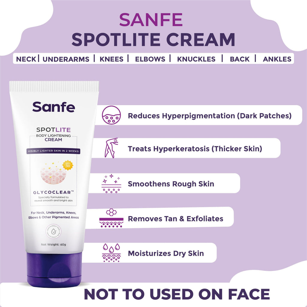 Sanfe spotlite body lightening Cream