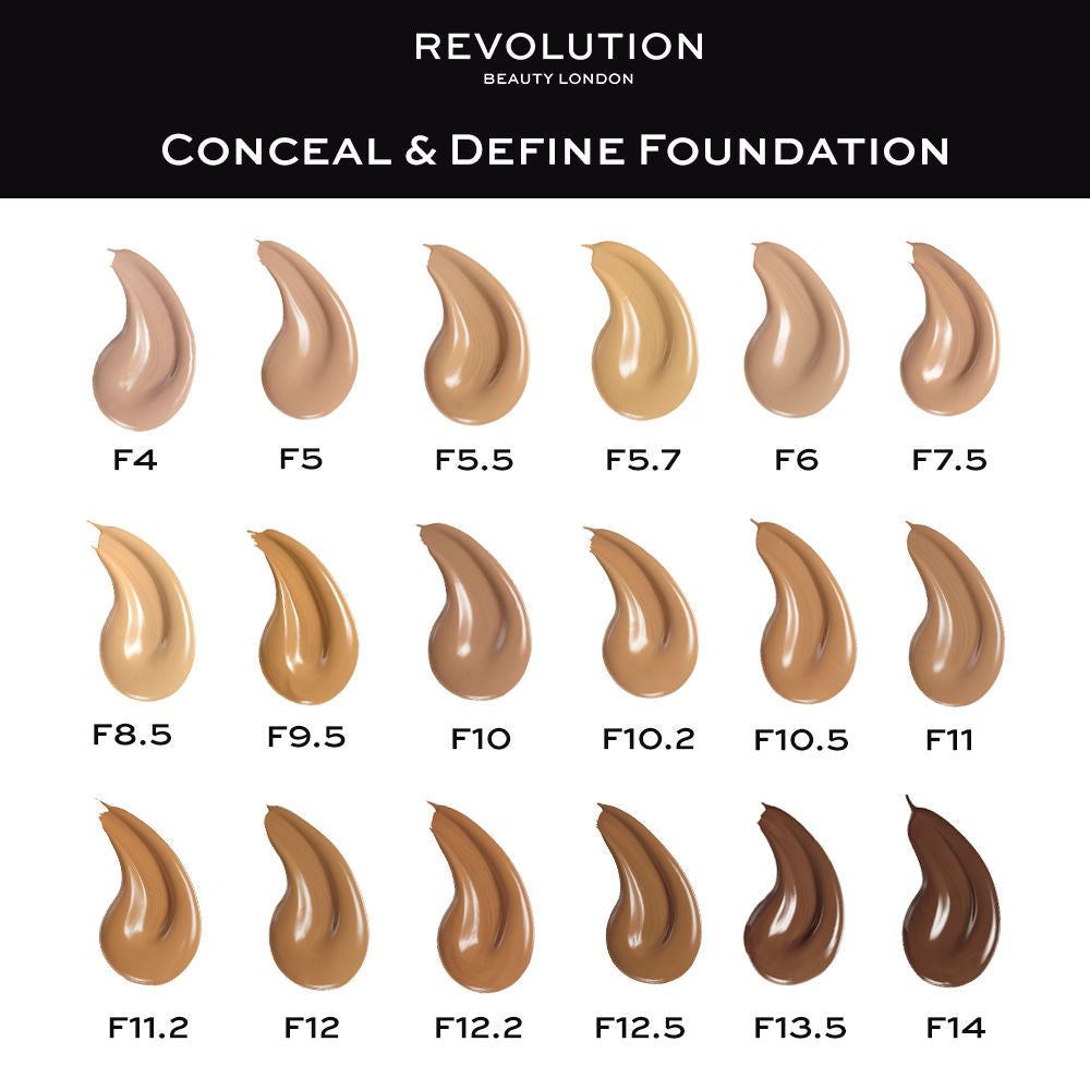 Makeup Revolution Conceal And Define Foundation