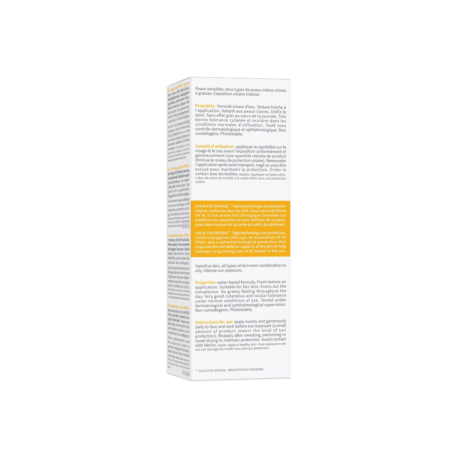Bioderma Photoderm Aquafluide Claire SPF 50+ PA+++ Tinted Sunscreen for All Skin Types|In Vivo Tested