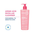 Bioderma Sensibio Gel Moussant SLS Free Cleanser With Vitamin E-24h Hydration-Micellar Gel