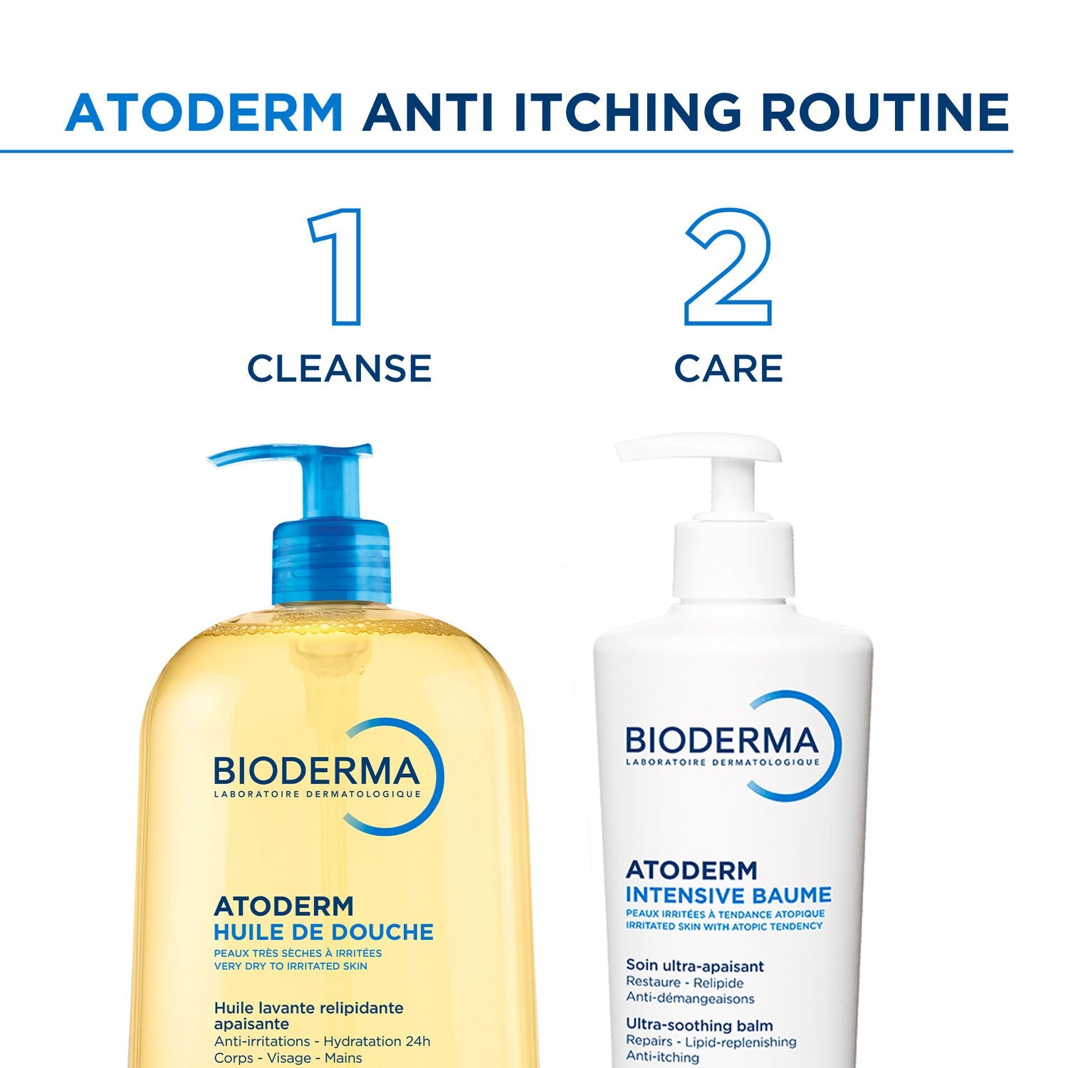 Bioderma Anti-Itching Balm-Atoderm Intensive Baume-Ceramides & Canola Oil-Eczema Prone Skin