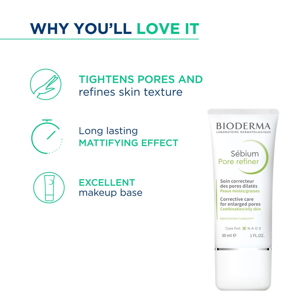 Bioderma Pore Corrector Sebium With Salicylic Acid For Combination To Oily Skin