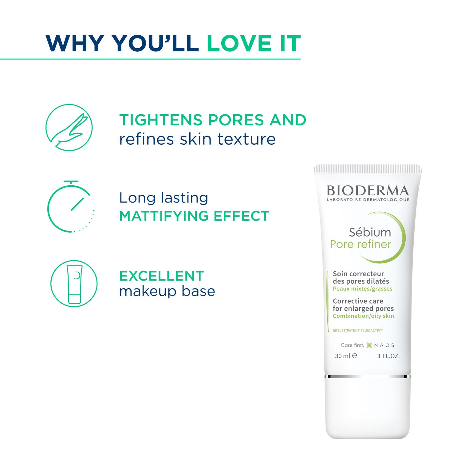Bioderma Pore Corrector Sebium With Salicylic Acid For Combination To Oily Skin