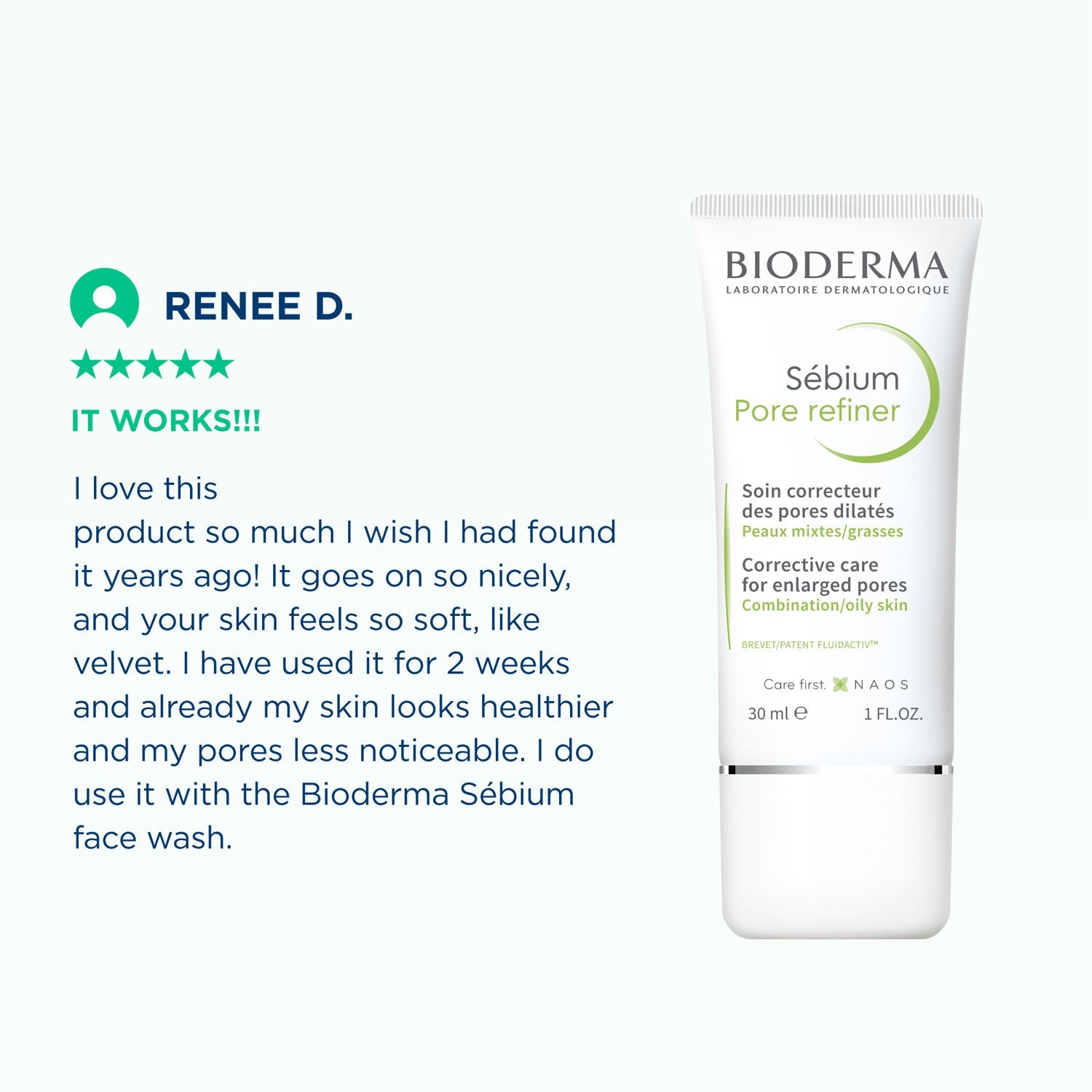 Bioderma Pore Corrector Sebium With Salicylic Acid For Combination To Oily Skin