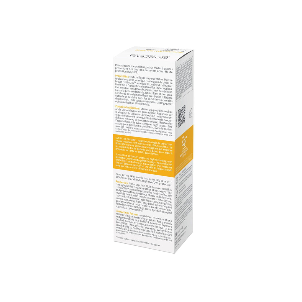 Bioderma Photoderm AKN Mat SPF 30 PA+++ Sunscreen for Oily & Acne-Prone Skin | In Vivo Tested