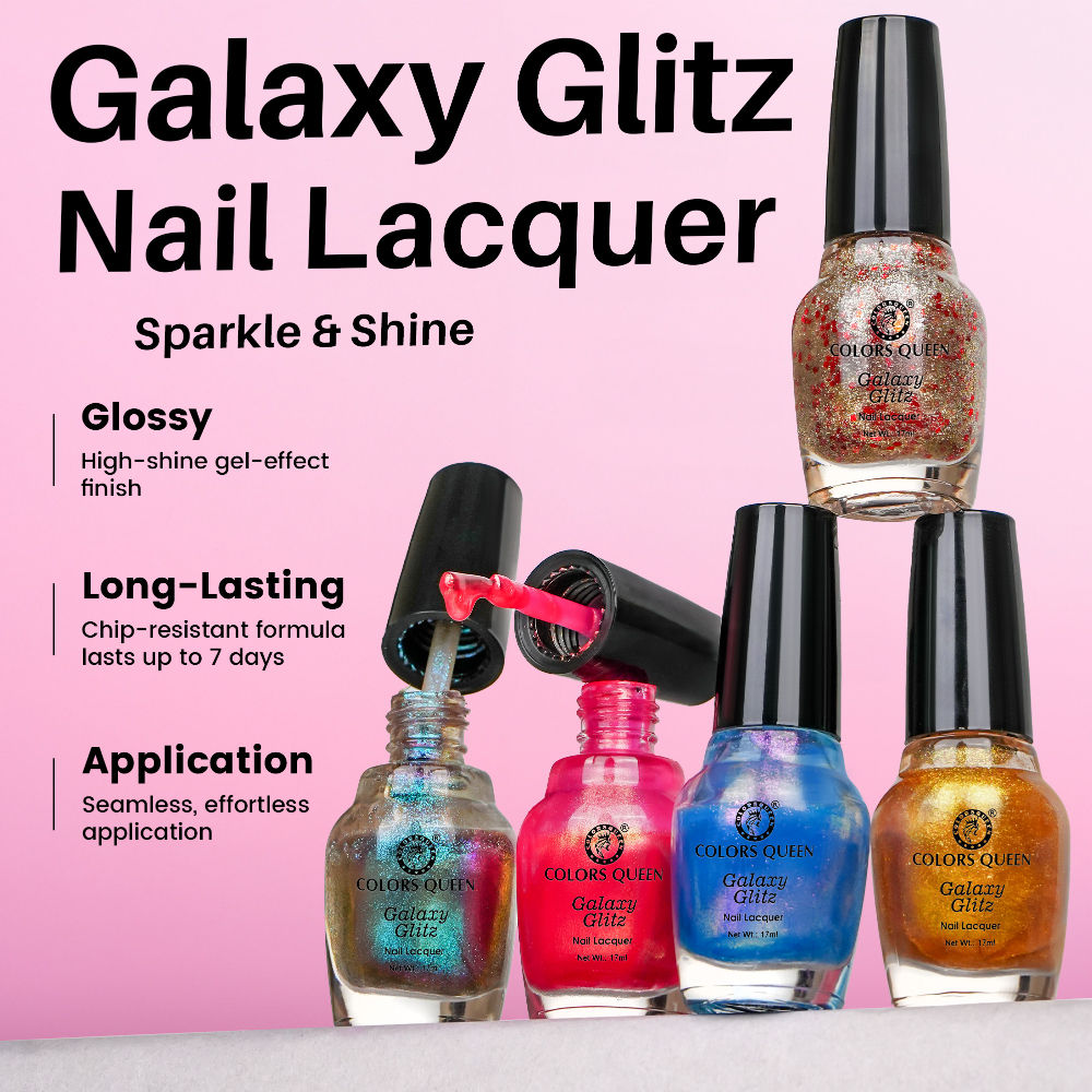Colors Queen Galaxy Glitz Nail Paint