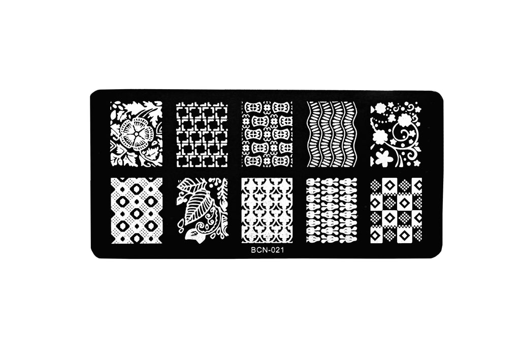Pippin Paris Nail Art Plate (BCN 021)