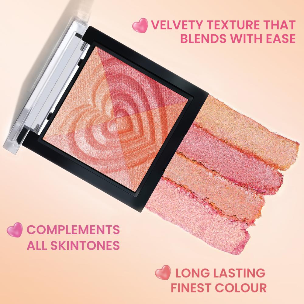Insight Cosmetics Glow Play Blush & Highlighter 01 Flamingo