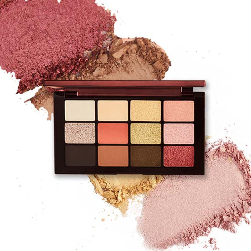 Charmacy Milano Eyeshadow 12 Colors Palette - Blendable, Highly Pigmented
