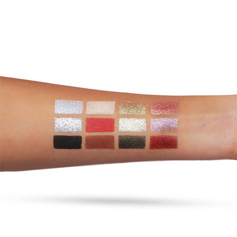 Charmacy Milano Eyeshadow 12 Colors Palette - Blendable, Highly Pigmented