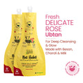 Nat Habit Fresh Daily Ubtan Face Pack - Delicate Rose for Deep Cleansing, Tightening & Instant Glow