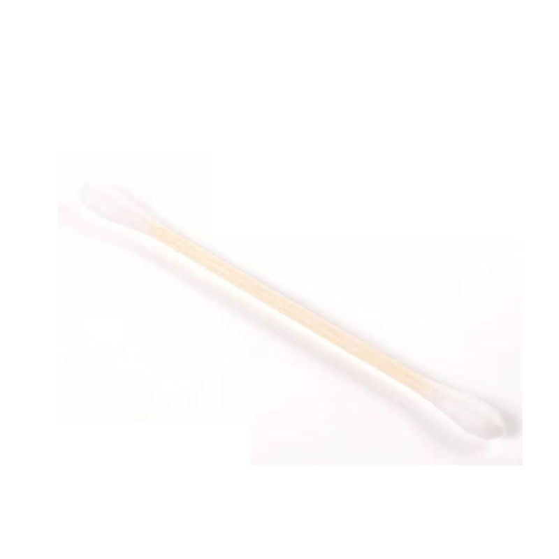 Gorgio Professional Wooden Stick Double Head Tips Natural Pure Cotton GCB006 200Pcs -Colour May Vary