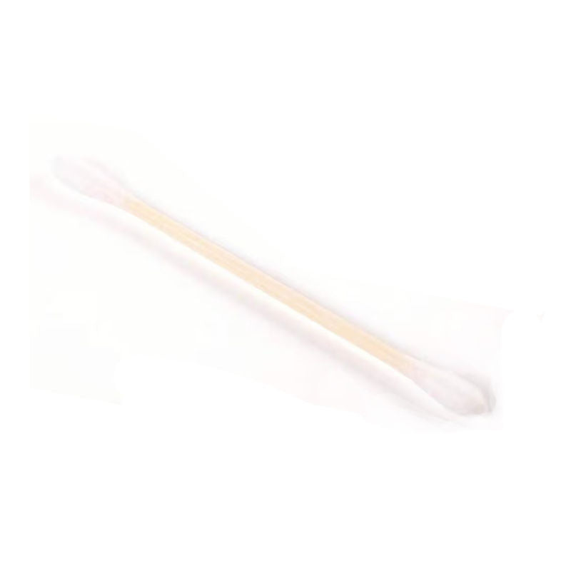 Gorgio Professional Wooden Stick Double Head Tips Natural Pure Cotton GCB005 100Pcs -Colour May Vary