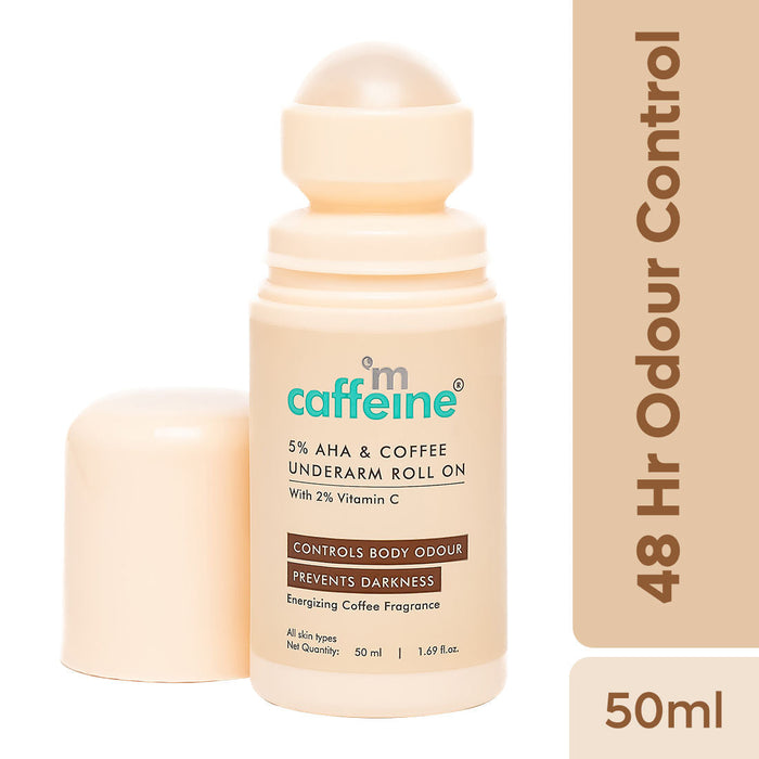 MCaffeine 5% AHA & Coffee Underarm Roll On