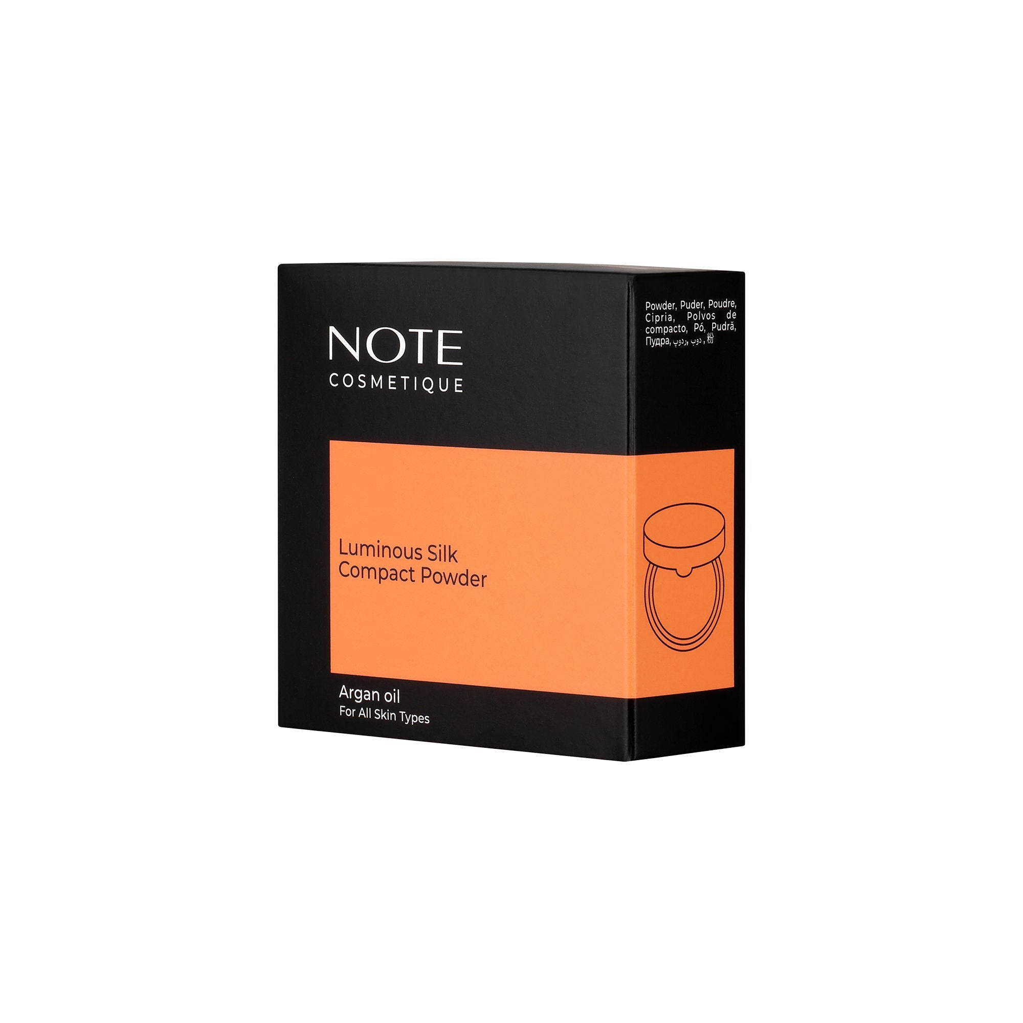 Note Cosmetique Luminous Silk Compact Powder