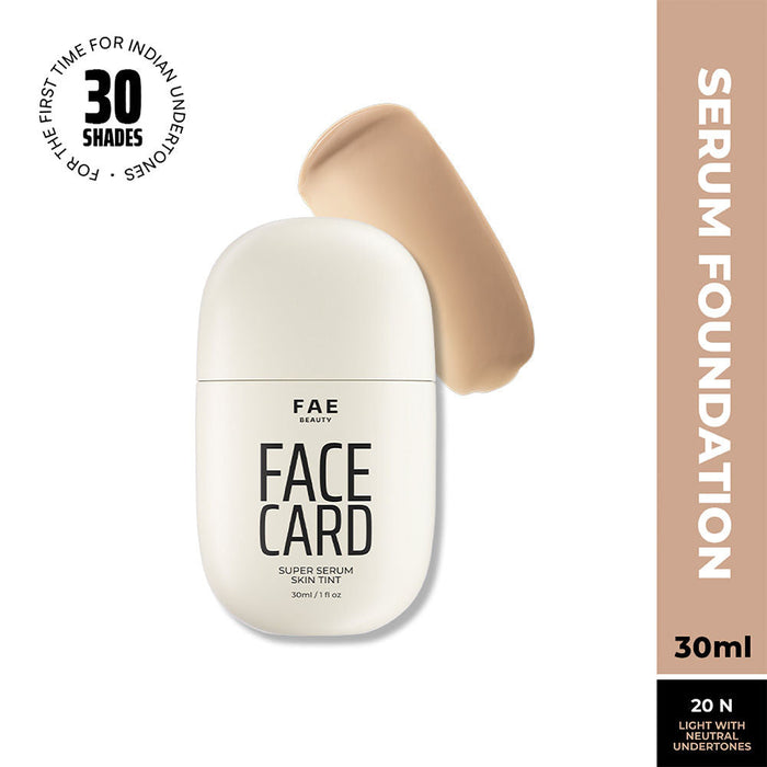FAE Beauty Face Card Super Serum Skin Tint Foundation