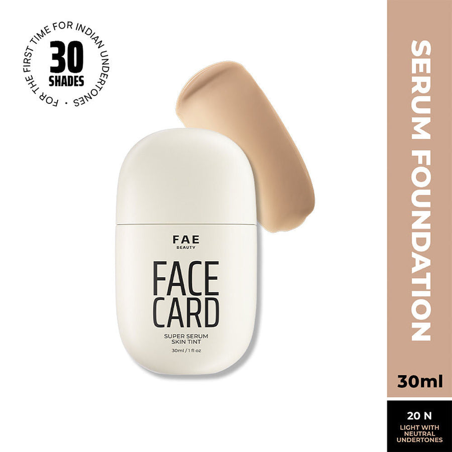 FAE Beauty Face Card Super Serum Skin Tint Foundation