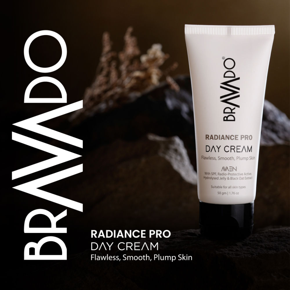 Bravado Radiance Pro Day Cream, Hydrates, Firms & Protects from Sun, Radiance Skin, Moisture Lock