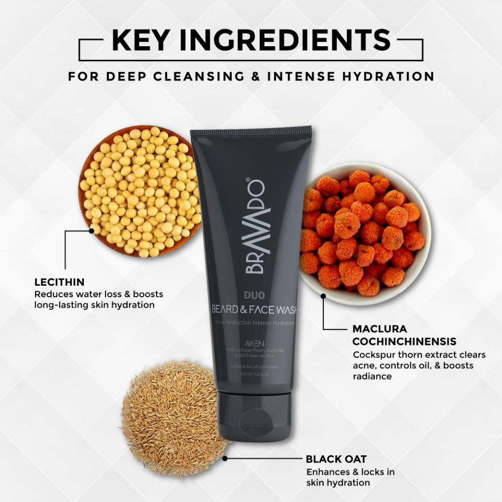 BRAVADO Duo Beard & Face Wash