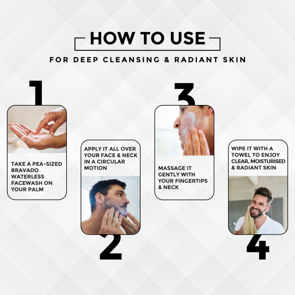 BRAVADO Sans-Qua Waterless Face Wash