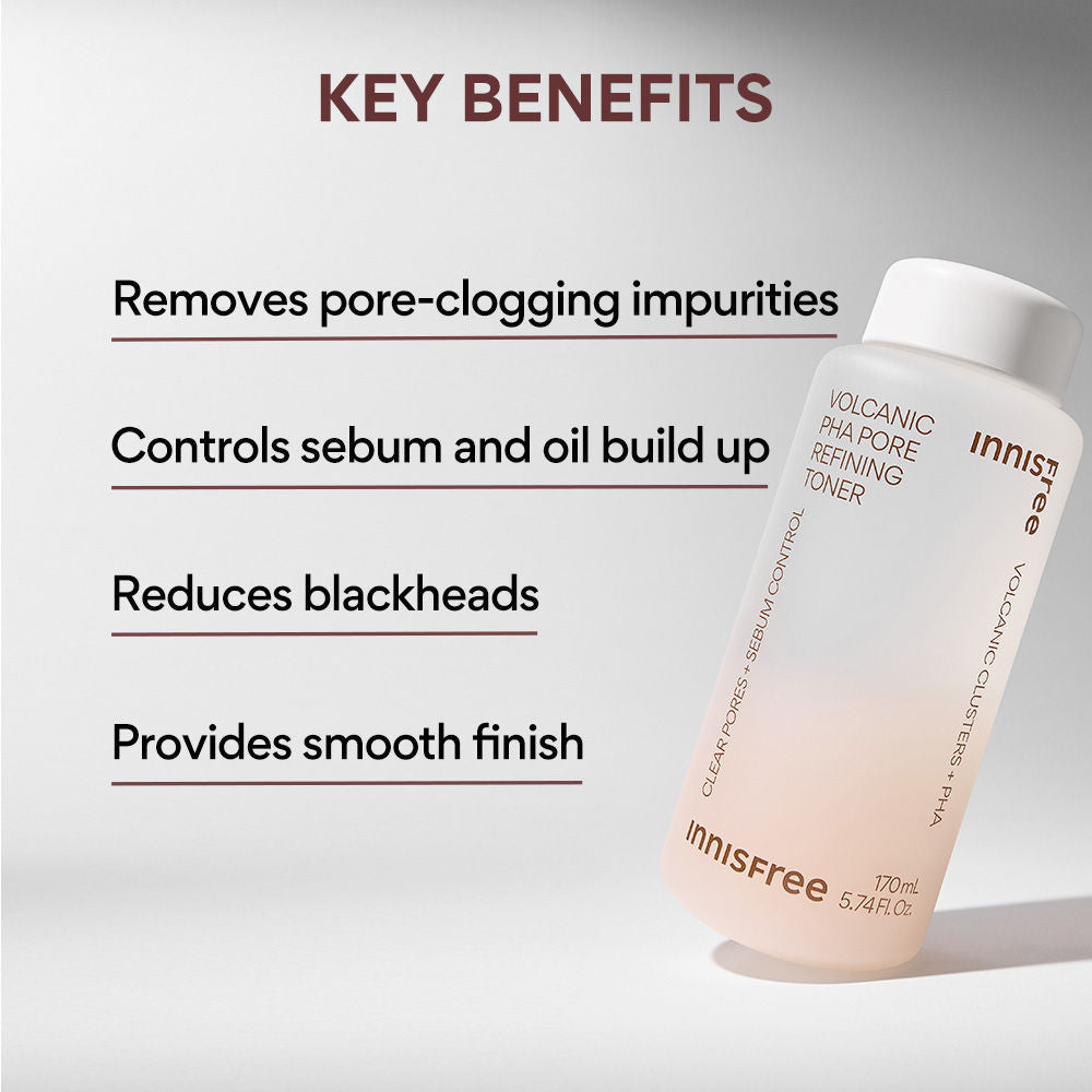 Innisfree Jeju Volcanic Pore Toner 2X - Reduces Blackheads & Sebum
