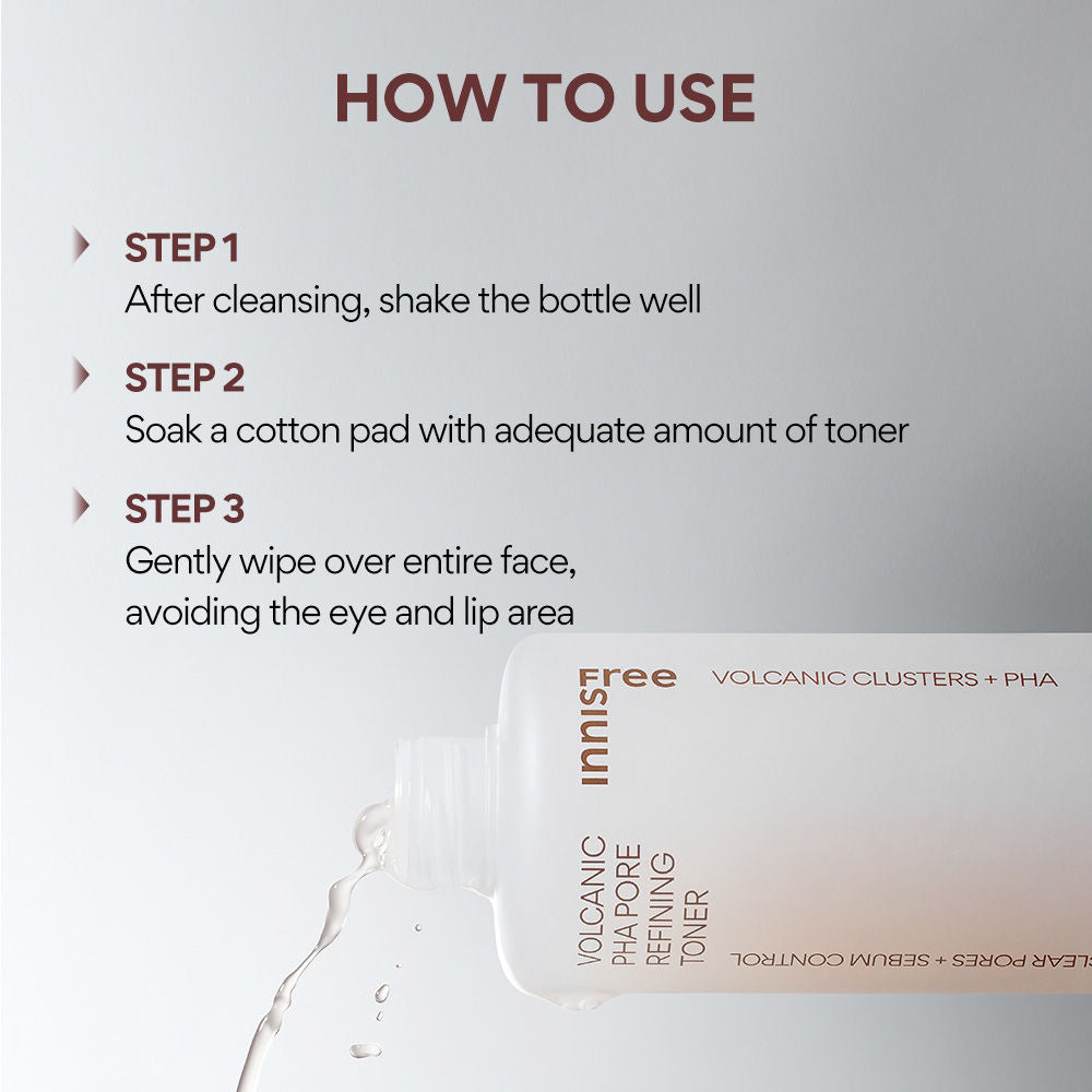 Innisfree Jeju Volcanic Pore Toner 2X - Reduces Blackheads & Sebum