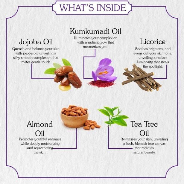 BAKE Kumkumadi Face Oil For Brightening & Glowing Skin
