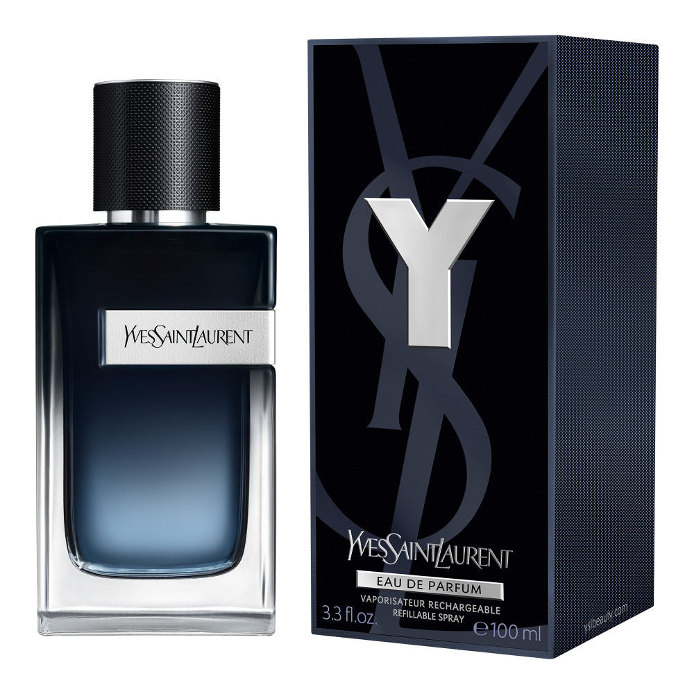 Yves Saint Laurent Y Eau De Parfum With Clean Geranium, Vibrant Sage And Sensual Woody Essence