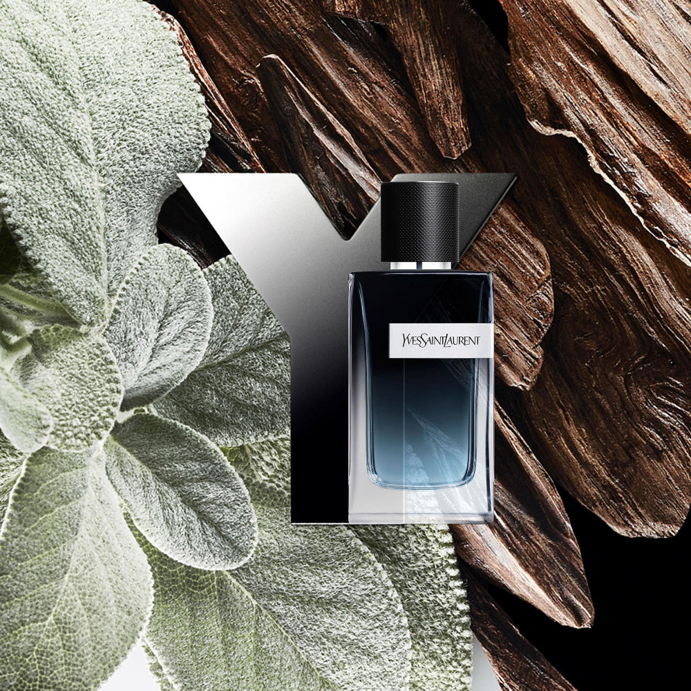 Yves Saint Laurent Y Eau De Parfum With Clean Geranium, Vibrant Sage And Sensual Woody Essence