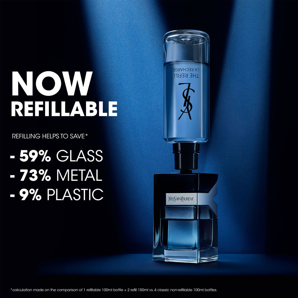 Yves Saint Laurent Y Eau De Parfum With Clean Geranium, Vibrant Sage And Sensual Woody Essence
