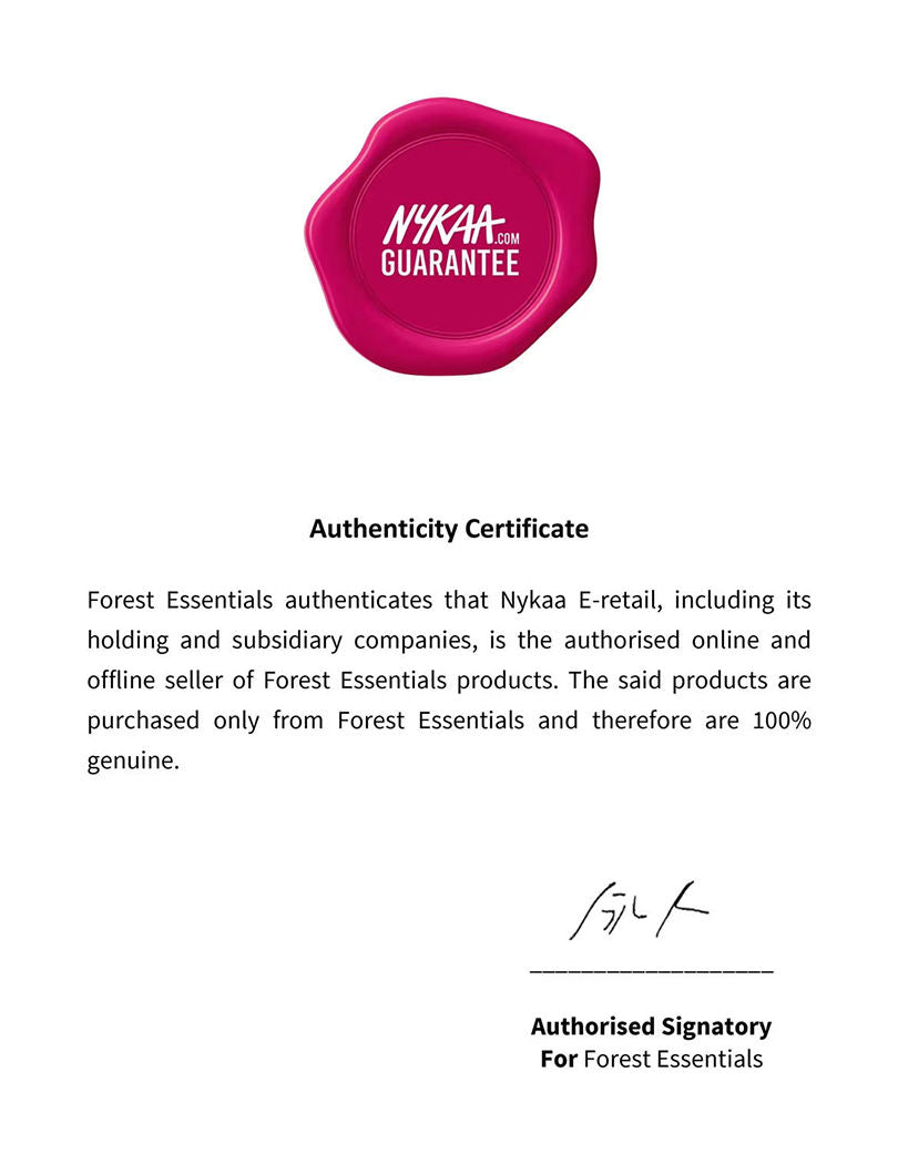 Forest Essentials Lime Saffron & Oudh Ayurvedic Luxury Handmade Soap
