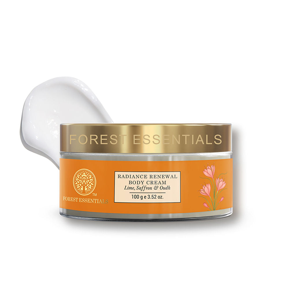 Forest Essentials Radiance Renewal Lime Saffron & Oudh Ayurvedic Body Cream